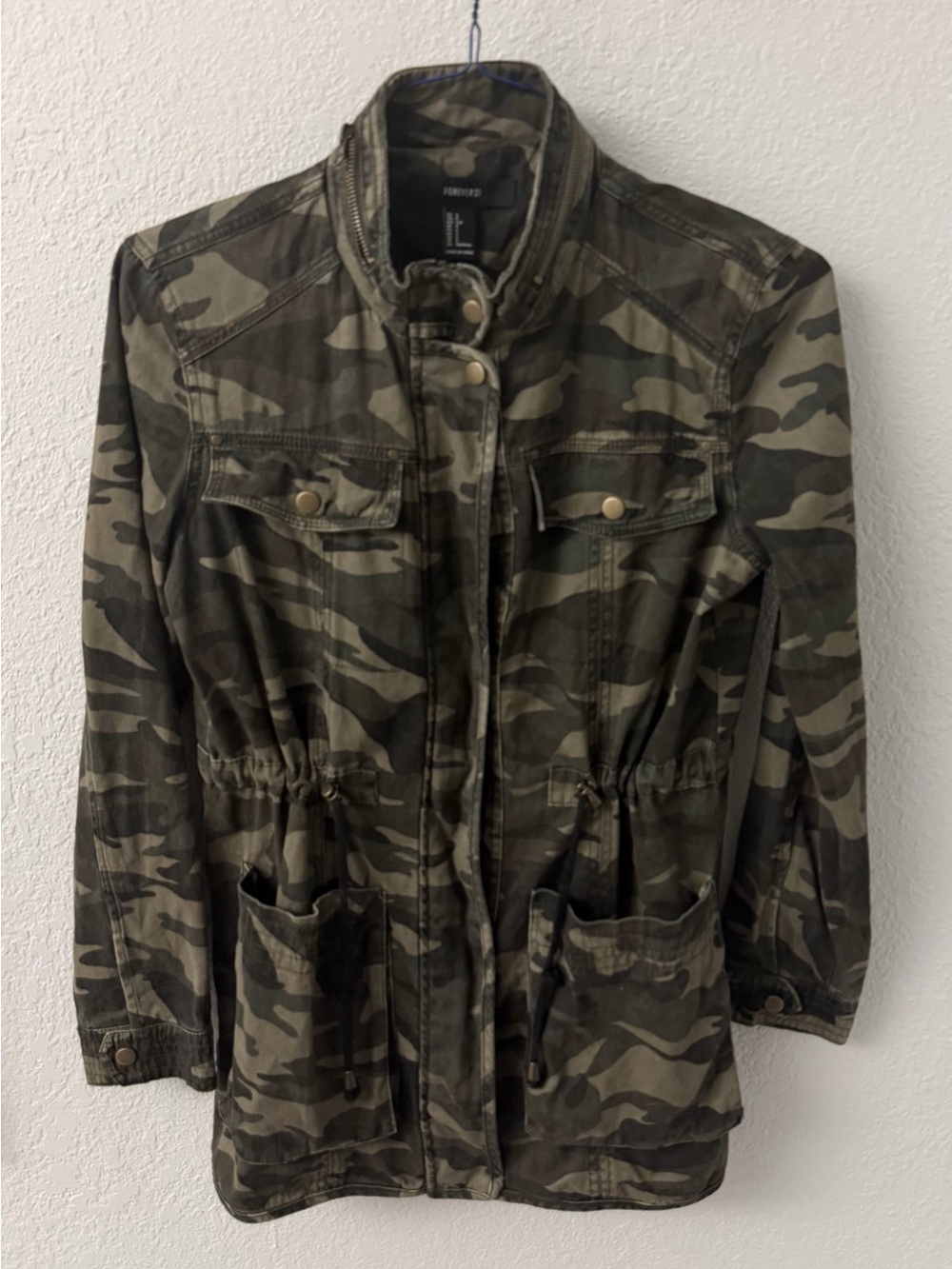Forever 21 Women’s Camo Utility Jacket Size Small